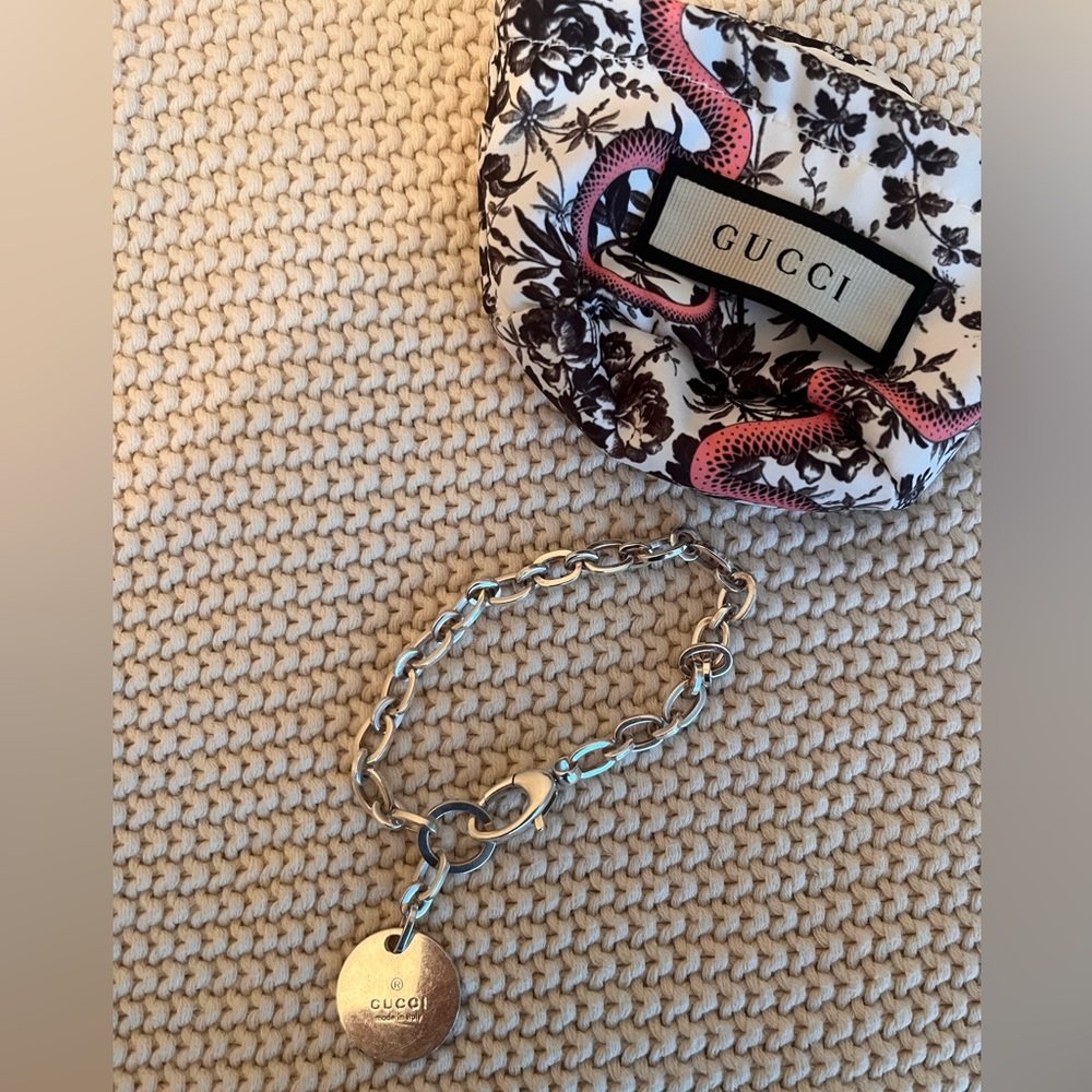 Gucci Silver Chain Bracelet